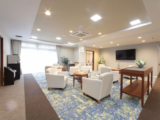 明るいリビングエリア