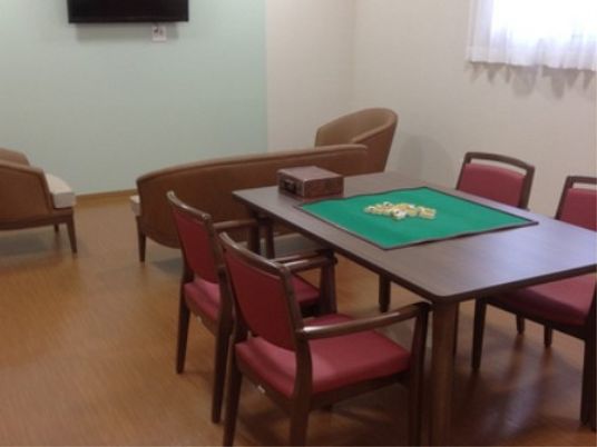 共有スペースの和やかな様子