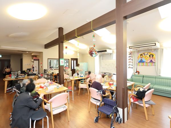 多機能な共用スペース