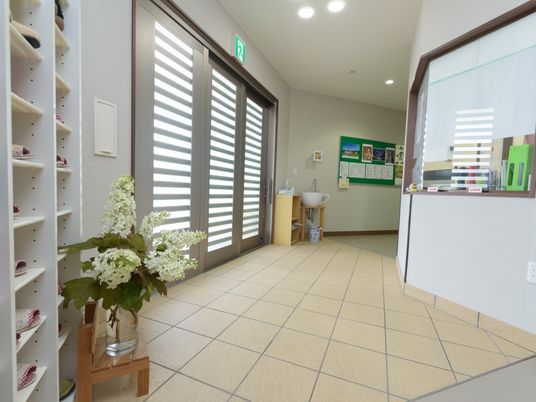 清潔な廊下の風景