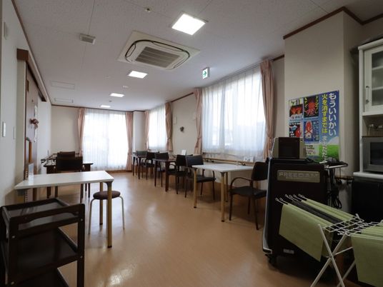 共用スペースの奥行き感