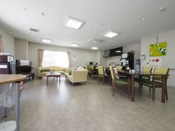 明るい共用スペース