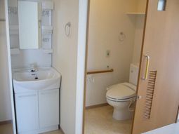 清潔なトイレ設備