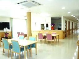 明るい共有スペース