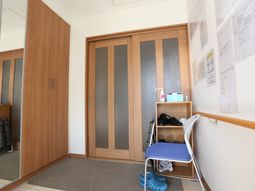 玄関と靴棚