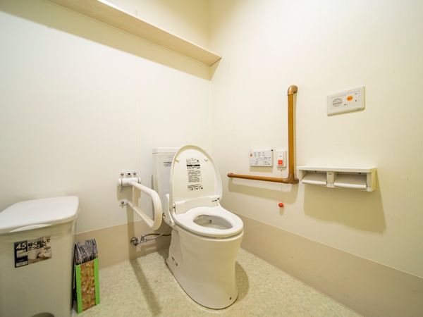 清潔なトイレ設備