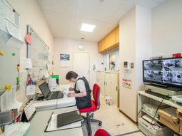 スタッフの作業スペース