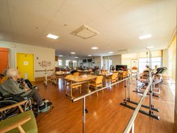 多目的スペースでの憩い