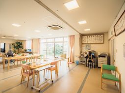 暖かみのある機能訓練室