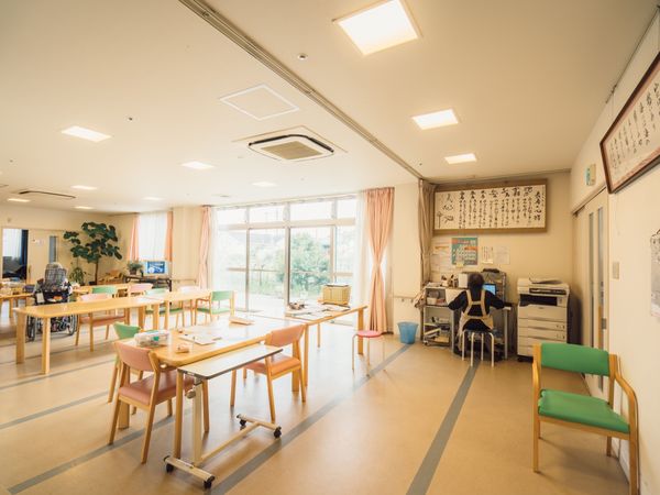暖かみのある機能訓練室