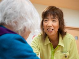 スタッフと利用者の会話