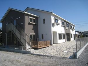 新しい住宅型の外観