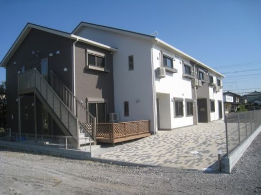新しい住宅型の外観