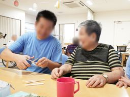 活動中の共用スペース