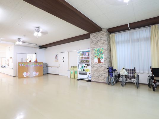 広々とした共有スペース