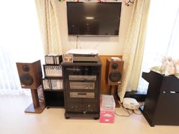 居室のオーディオセット