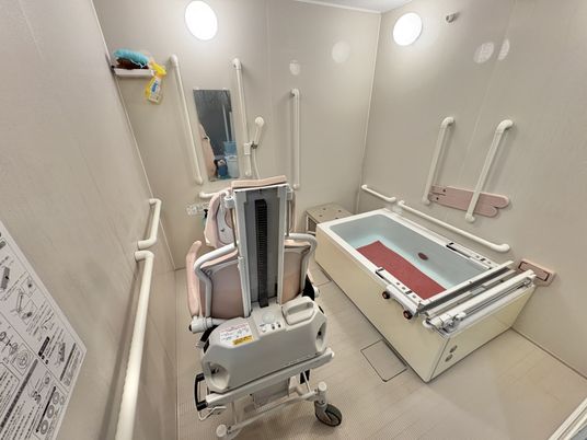 設備が充実した浴室