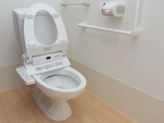 バリアフリー設計のトイレ