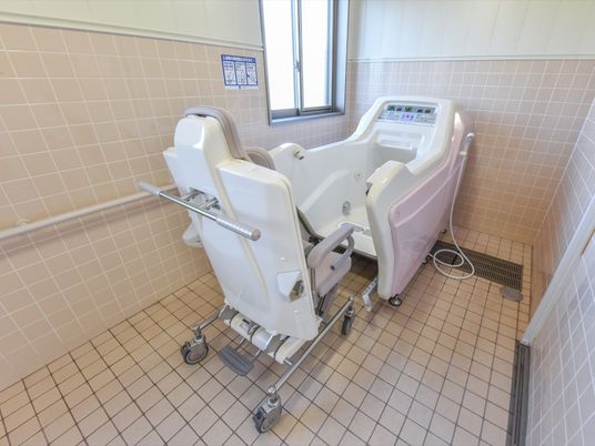 機能的な浴室設備