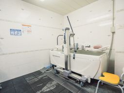 清潔感のある浴室設備