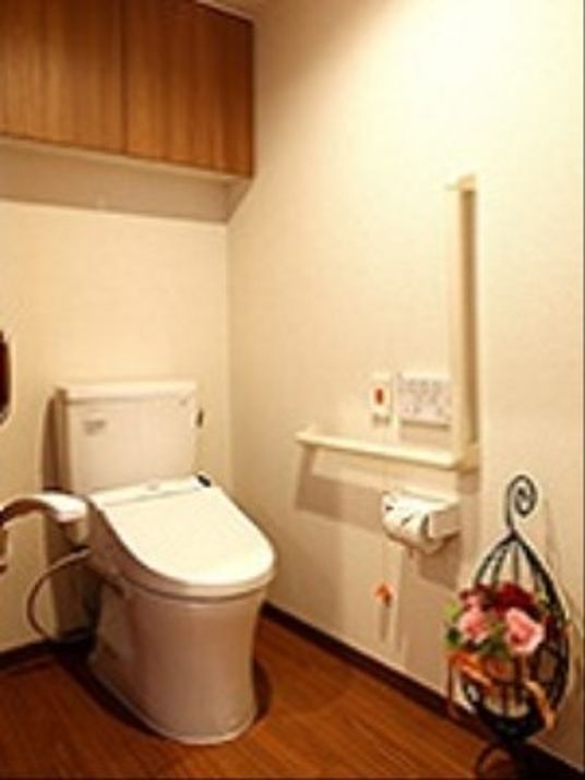きれいなトイレの一角