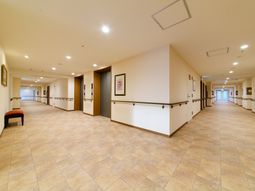清潔な廊下の様子