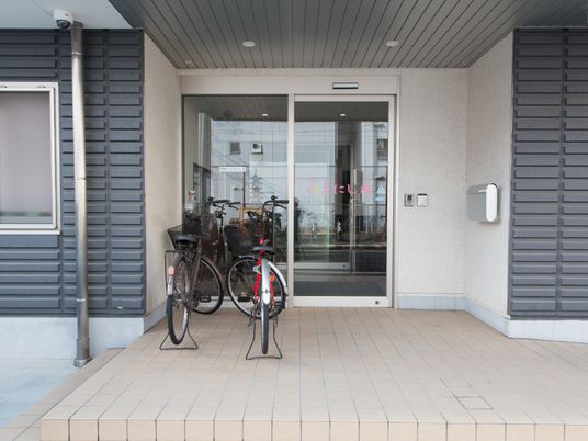 エントランス自転車置場