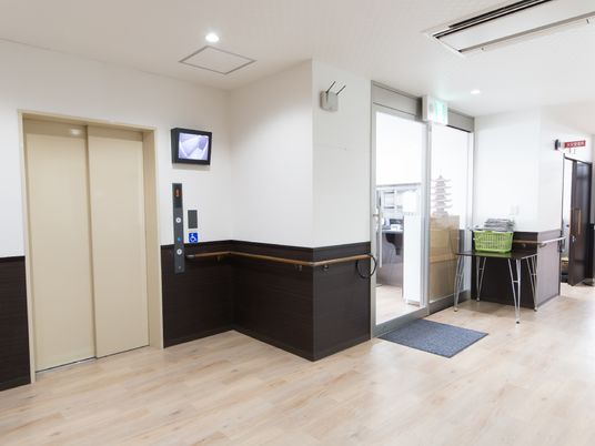 エレベーター付近の空間