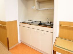 清潔なキッチンコーナー