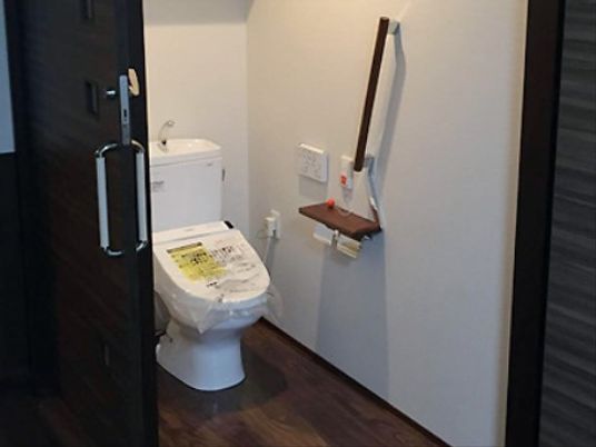 バリアフリーのトイレ