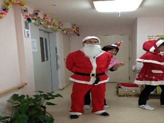 廊下でイベント風景