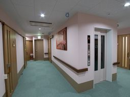 清潔感のある廊下