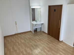 明るい空間の洗面台