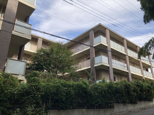 緑豊かな居住建物