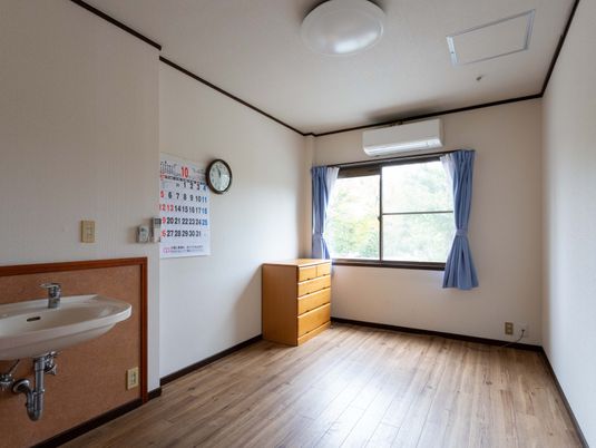自然光の入る居室