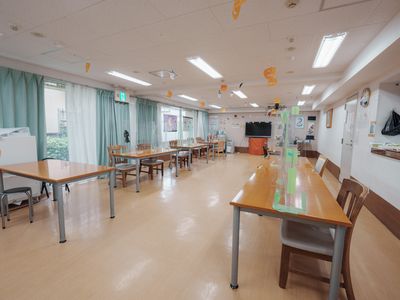 広々とした食堂