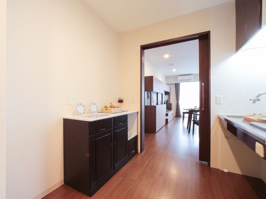 居室の明るい清潔感