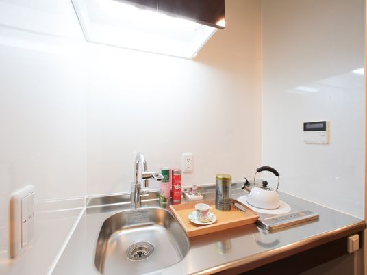 清潔なキッチンコーナー