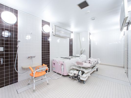 清潔感のある浴室