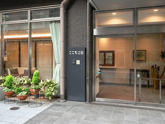 明るいエントランス