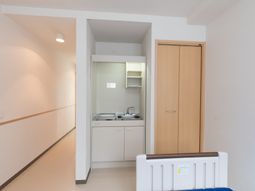清潔な居室の一角