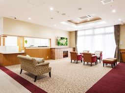 応接スペース設えた部屋