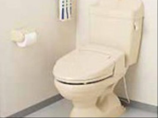 清潔なトイレの一角