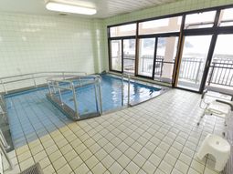 清潔な浴室とプール