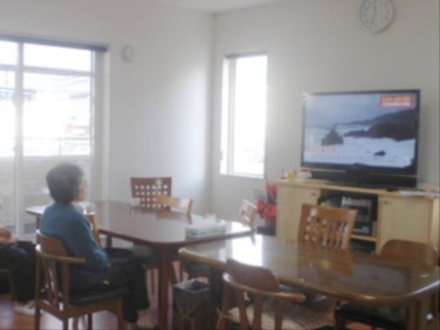 共有スペースとテレビ