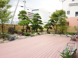 中庭の風景