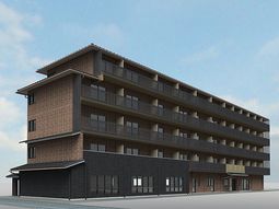 多階層の建物外観