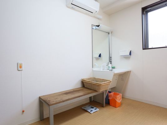 清潔な洗面所の一例