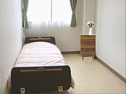 シンプルな個室の居室