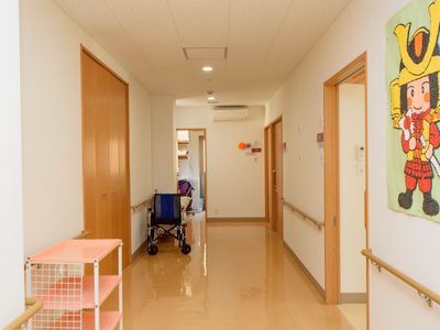 清潔感のある廊下